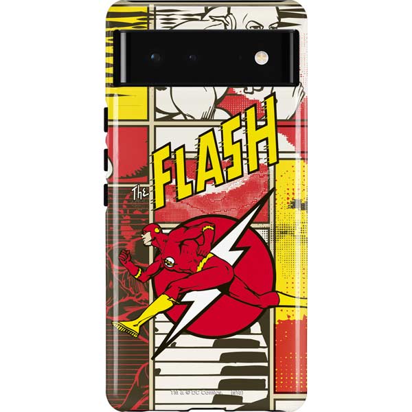 DC Comics Flash Block Pattern Pixel Cases