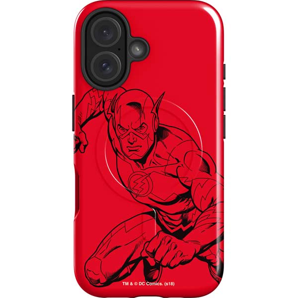 DC Comics The Flash Comic Pop iPhone 16 Magsafe Impact Case