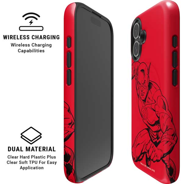 DC Comics The Flash Comic Pop iPhone 16 Magsafe Impact Case