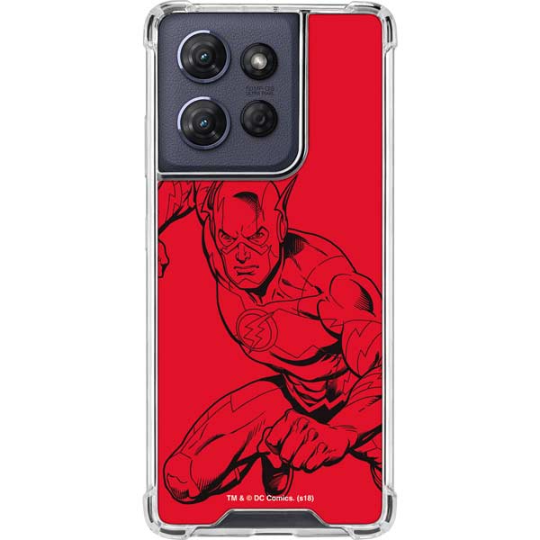DC Comics The Flash Comic Pop Moto G Play 5G (2025) Clear Case