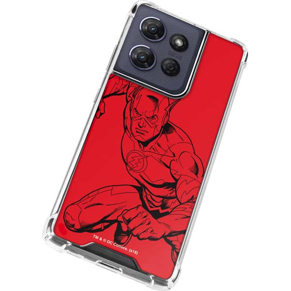 DC Comics The Flash Comic Pop Moto G Power 5G (2025) Clear Case
