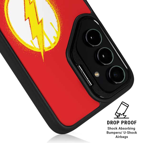 DC Comics The Flash Emblem Drip Galaxy S26 Ultra Kickstand Case