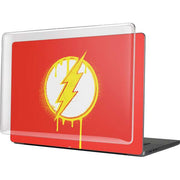 DC Comics The Flash Emblem Drip MacBook Cases