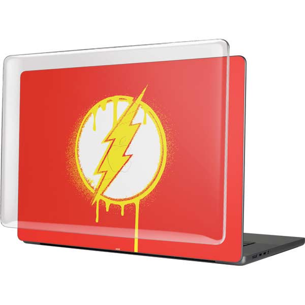 DC Comics The Flash Emblem Drip MacBook Cases