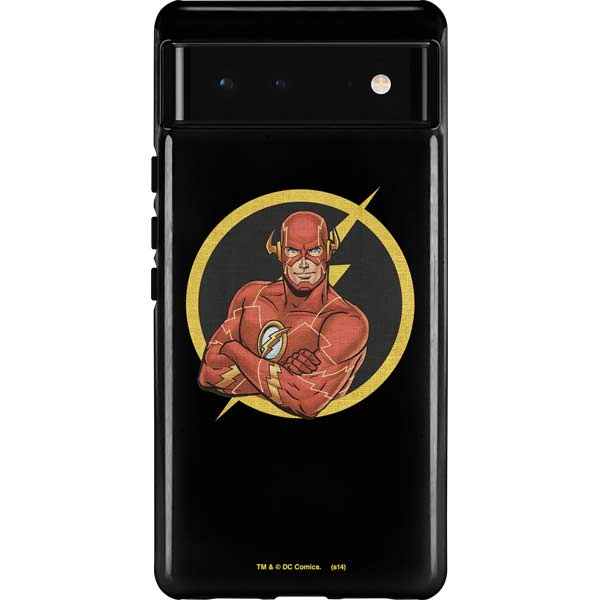 DC Comics The Flash Folded Arms Pose Pixel Cases