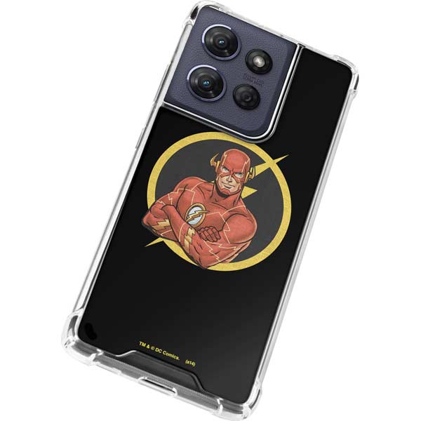 DC Comics The Flash Folded Arms Pose Moto G Power 5G (2025) Clear Case