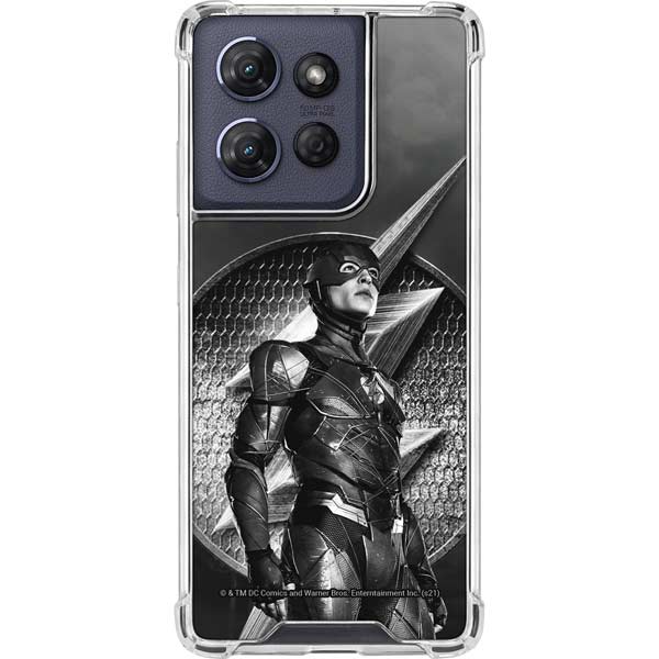 The Justice League (2017) Flash Poster Moto G Power 5G (2025) Clear Case