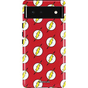 DC Comics The Flash Logo Pattern Pixel Cases