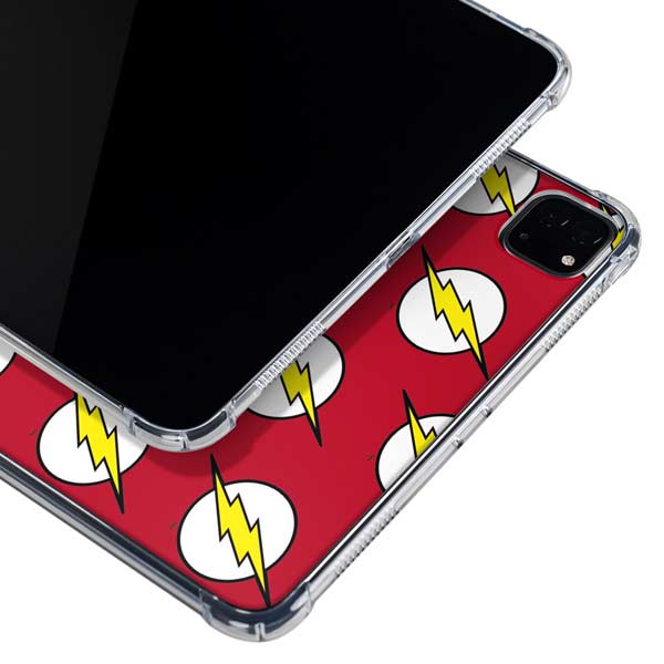 DC Comics The Flash Logo Pattern iPad Pro 11in (2024) Clear Case