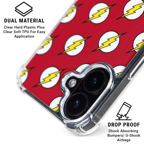 DC Comics The Flash Logo Pattern iPhone 17 MagSafe Case