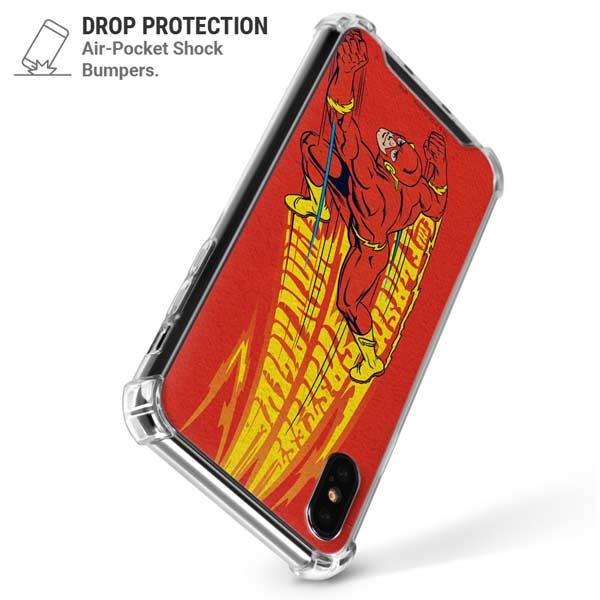 DC Comics Flash Racer iPhone X/XS Clear Case