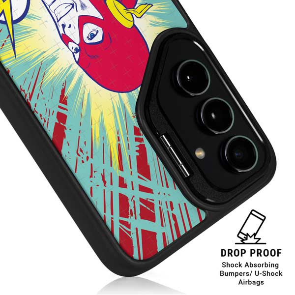 DC Comics The Flash Classic Art Smile Blast Galaxy S26 Ultra Kickstand Case