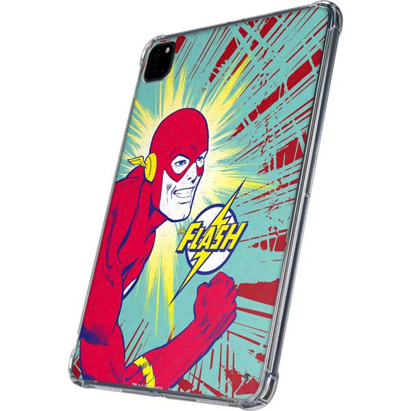 DC Comics The Flash Classic Art Smile Blast iPad Pro 11in (2024) Clear Case