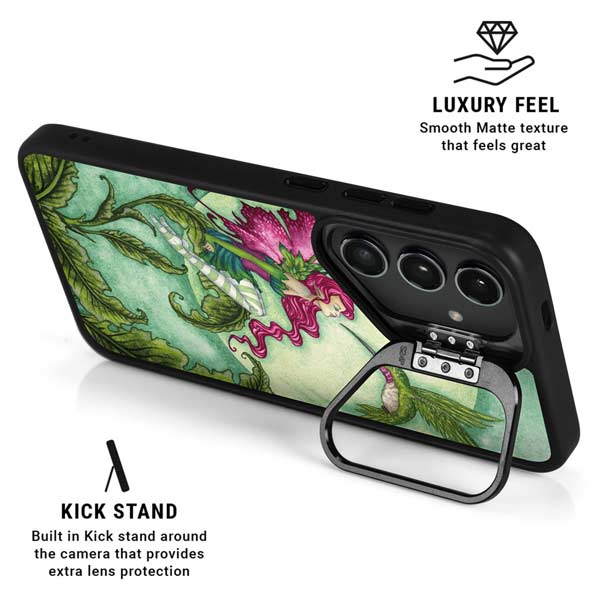 Flirting Fairy and Hummingbird by Amy Brown Galaxy S26 Plus Kickstand Case