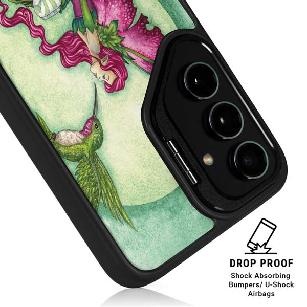 Flirting Fairy and Hummingbird by Amy Brown Galaxy S26 Plus Kickstand Case