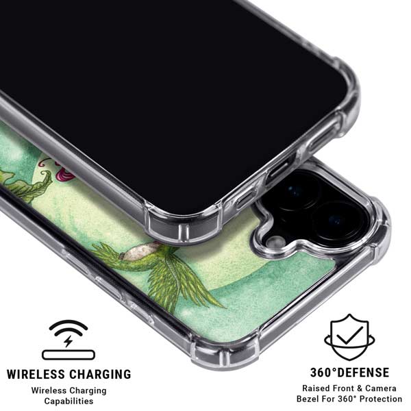 Flirting Fairy and Hummingbird by Amy Brown iPhone 17 Clear Case