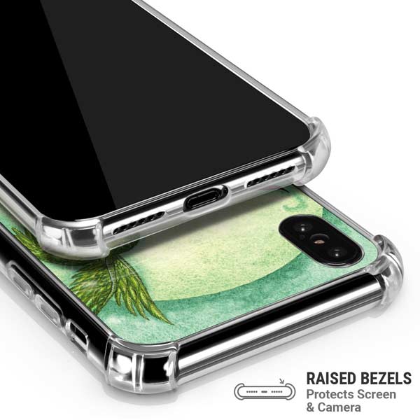 Flirting Fairy and Hummingbird by Amy Brown iPhone X/XS Clear Case