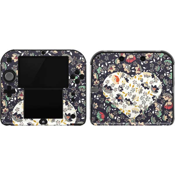 Floral Heart Nintendo Skins