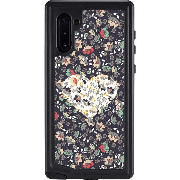 Floral Heart Galaxy Cases