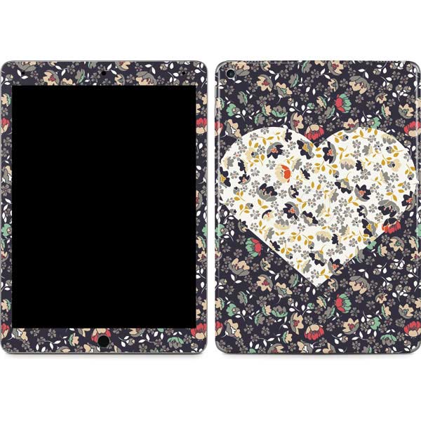 Floral Heart iPad Skins