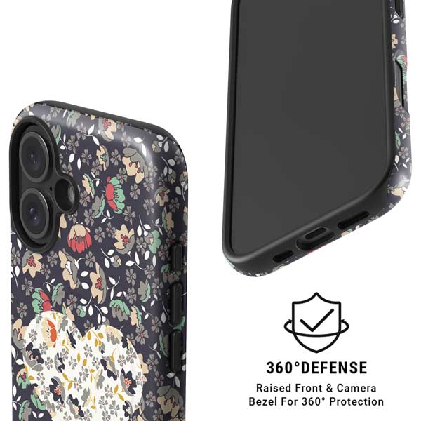 Floral Heart iPhone 16 Magsafe Impact Case