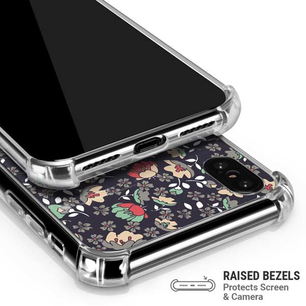 Floral Heart iPhone X/XS Clear Case