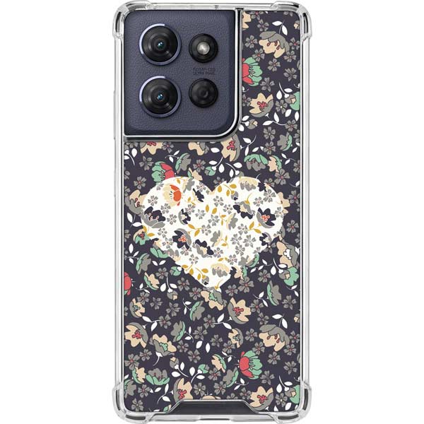 Floral Heart Moto G 5G (2025) Clear Case