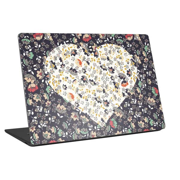 Floral Heart Laptop Skins