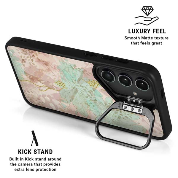 Floral Shadows Galaxy S26 Plus Kickstand Case