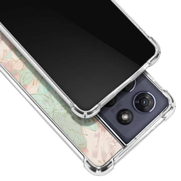 Floral Shadows Moto G 5G (2025) Clear Case