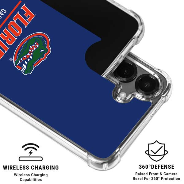 University of Florida Gainesville Est 1853 Blue Galaxy S26 Clear Case
