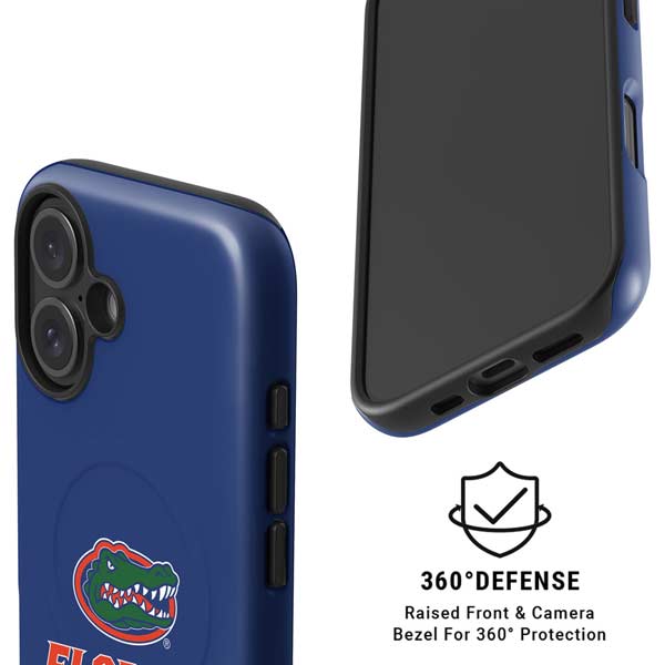 University of Florida Gainesville Est 1853 Blue iPhone 16 Plus Magsafe Impact Case