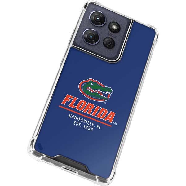 University of Florida Gainesville Est 1853 Blue Moto G Play 5G (2025) Clear Case