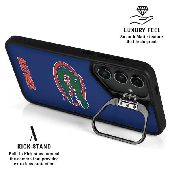 University of Florida Gators Mascot Blue Galaxy S26 Plus Kickstand Case