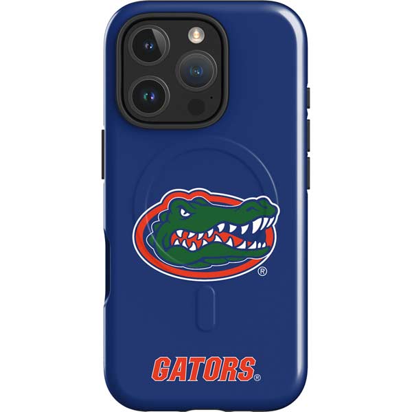University of Florida Gators Mascot Blue iPhone 16 Pro Max Magsafe Impact Case