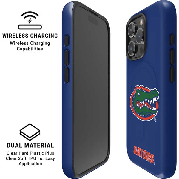 University of Florida Gators Mascot Blue iPhone 16 Pro Max Magsafe Impact Case