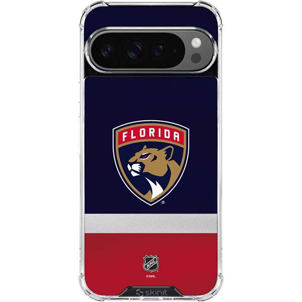NHL Florida Panthers Alternate Jersey Google Pixel 10 Pro XL Clear Case