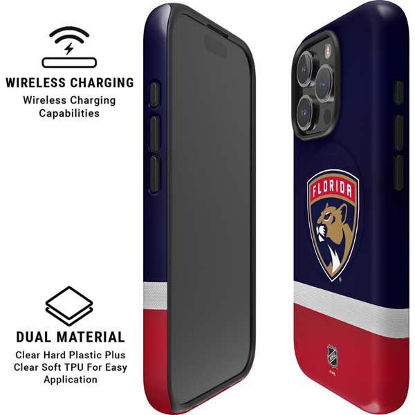 NHL Florida Panthers Alternate Jersey iPhone 16 Pro Magsafe Impact Case