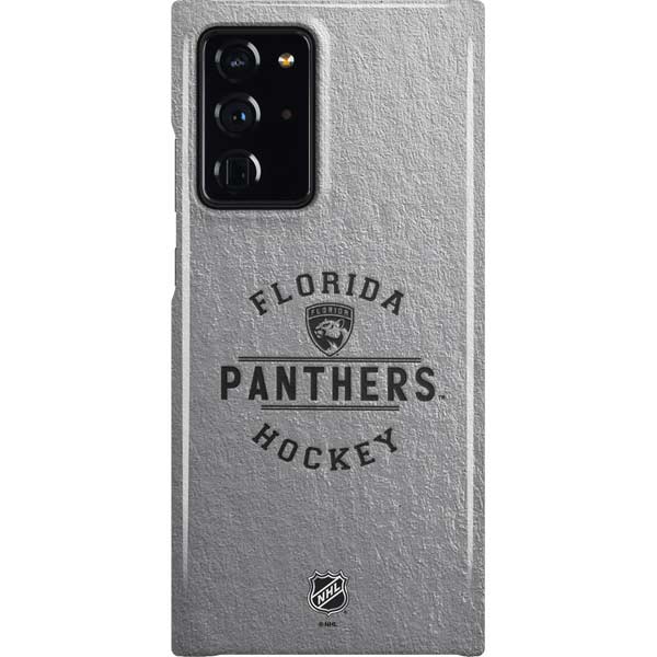 NHL Florida Panthers Black Text Galaxy Cases