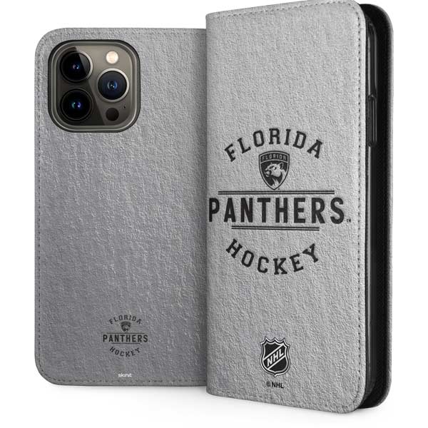 NHL Florida Panthers Black Text iPhone Cases