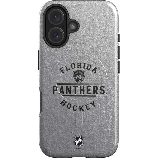 NHL Florida Panthers Black Text iPhone 16 Magsafe Impact Case