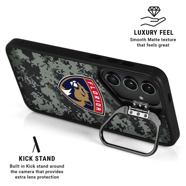 NHL Florida Panthers Camo Galaxy S26 Plus Kickstand Case