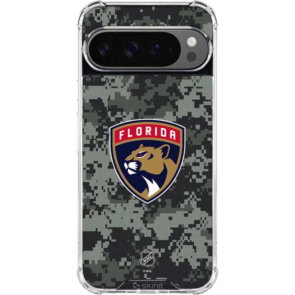 NHL Florida Panthers Camo Google Pixel 10 Pro XL Clear Case