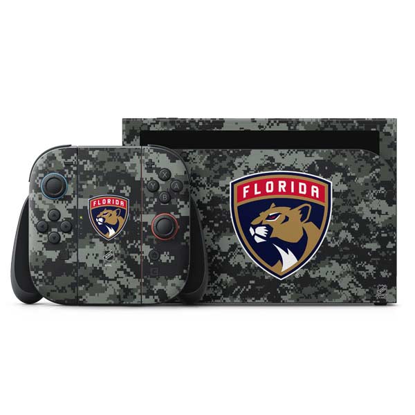 NHL Florida Panthers Camo Nintendo Skins