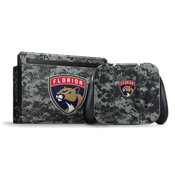 NHL Florida Panthers Camo Nintendo Skins