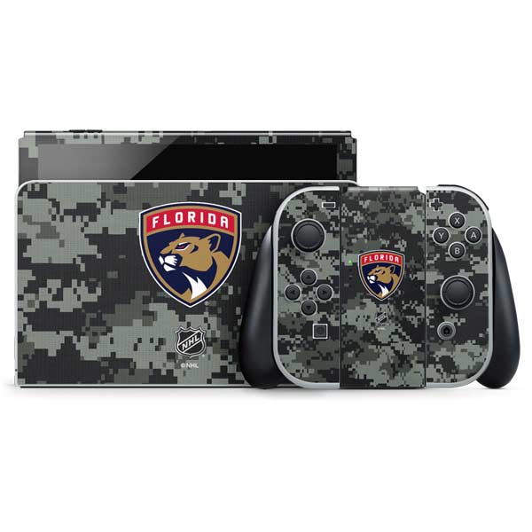 NHL Florida Panthers Camo Nintendo Skins