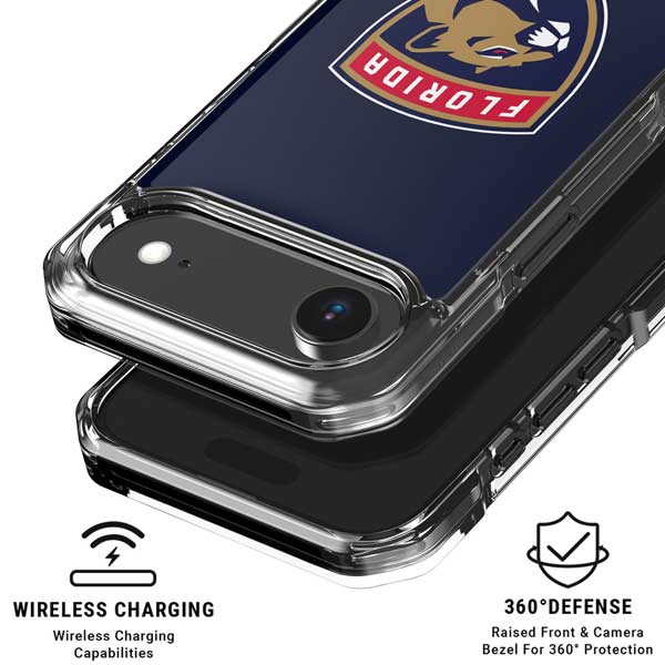 NHL Florida Panthers Distressed iPhone 17 Air Clear Case