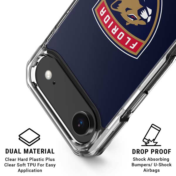 NHL Florida Panthers Distressed iPhone 17 Air Clear Case