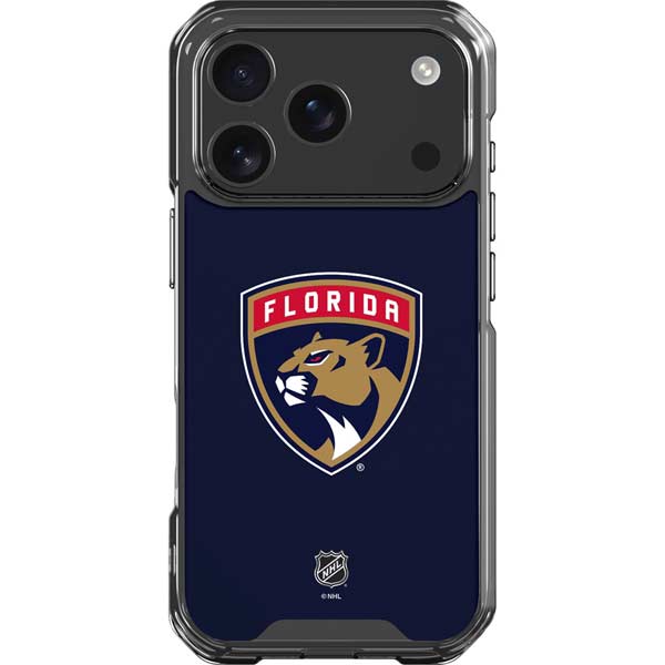 NHL Florida Panthers Distressed iPhone 17 Pro Clear Case