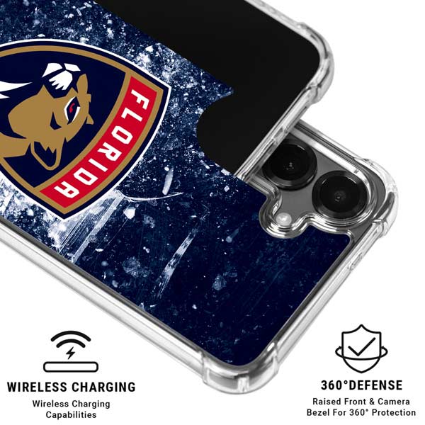 NHL Florida Panthers Frozen Galaxy S26 Clear Case